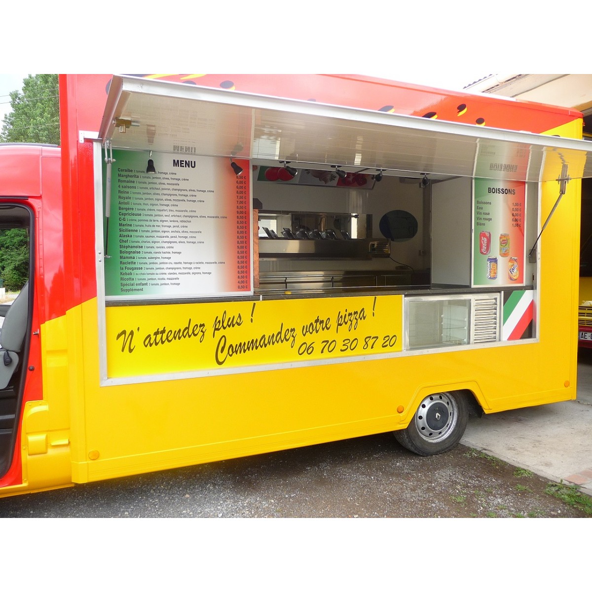 Camions pizza au feu de bois Camions pizza au feu de bois