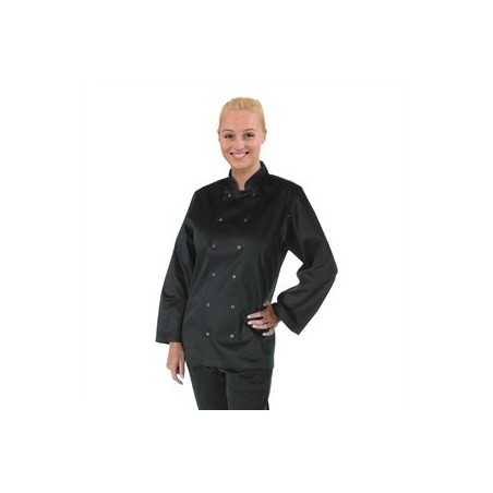 Veste chef manches longues noire Vegas Whites L