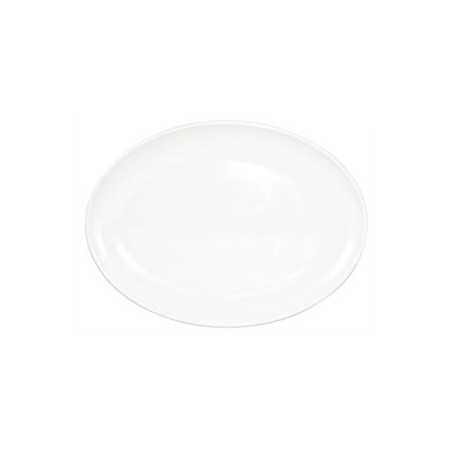 Assiettes creuses ovales en melamine 225mm Kristallon