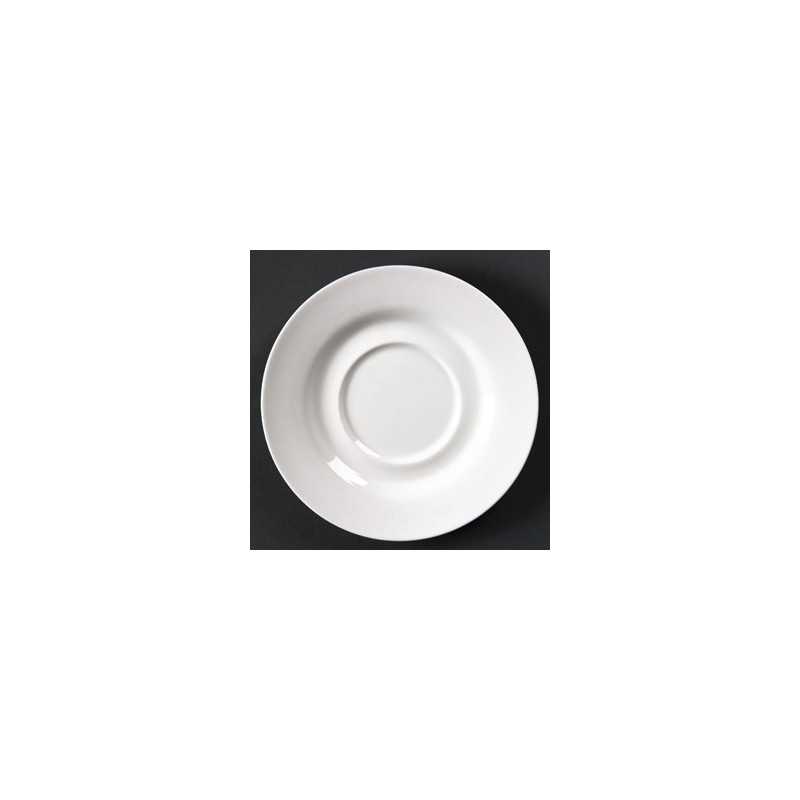 Soucoupes rondes en porcelaine fine 156mm Lumina