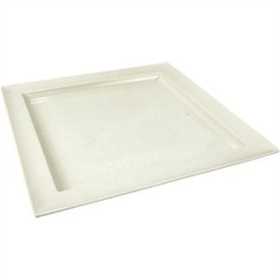 Plateau carre blanc en melamine 37.5cm