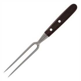 Fourchette a decouper a manche en bois 15cm Victorinox