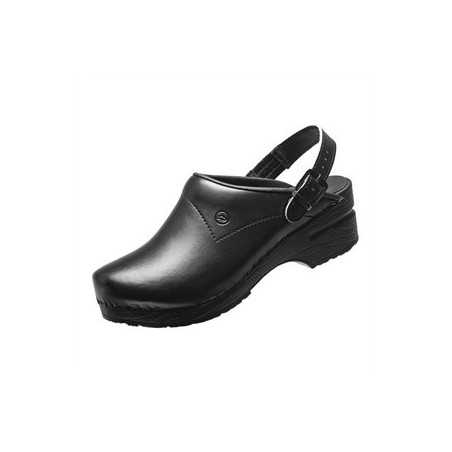 Sabots noirs avec bride arriere Toffeln pointure 37
