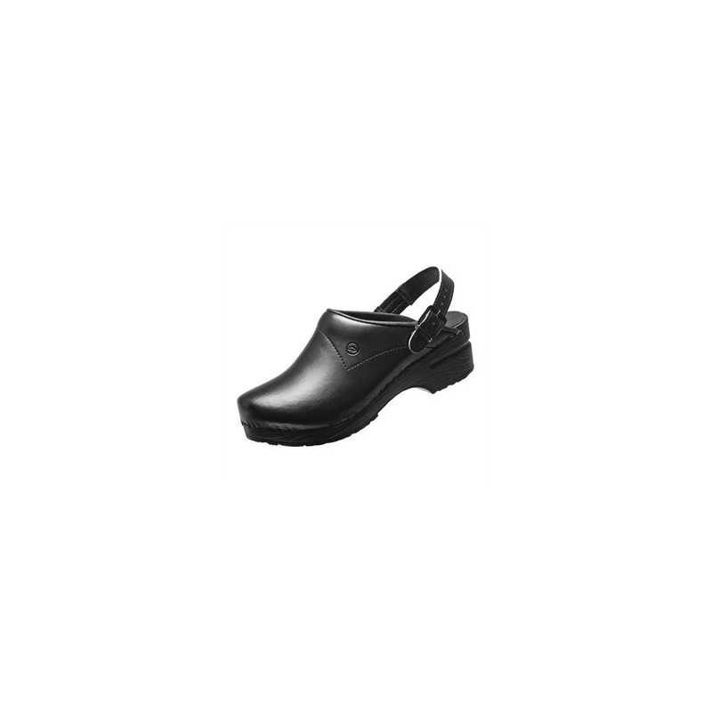 Sabots noirs avec bride arriere Toffeln pointure 41