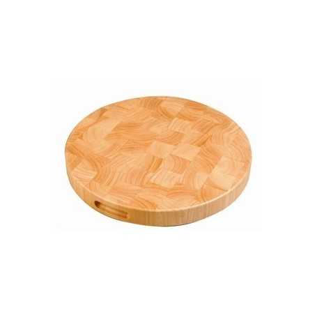 Planche à découper en bois ronde pro Gastro