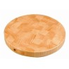 Planche à découper en bois ronde pro Gastro