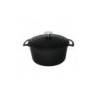 COCOTTE RONDE FONTE NOIRE 23.5 CM PRO STAUB