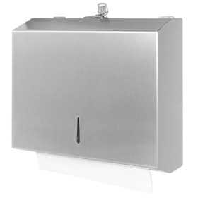 Distributeur papier essuie-mains, Inox