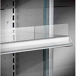 Vitrine réfrigérée libre service noir- 3 portes vitrées