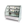 Vitrine réfrigérée positive - Bombée - 420 L. - 1200 (L) x 740 (P) x 1200 (H) mm - Avec éclairage - Classe N