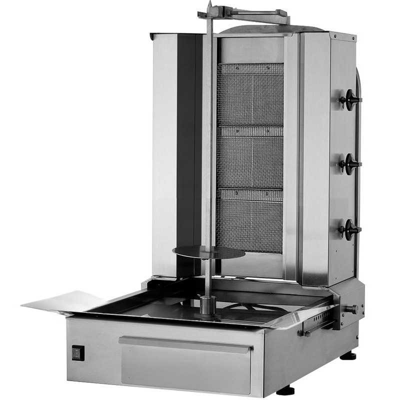 Machine Kebab à gaz 60 KG DELUXE GASTROMASTRO