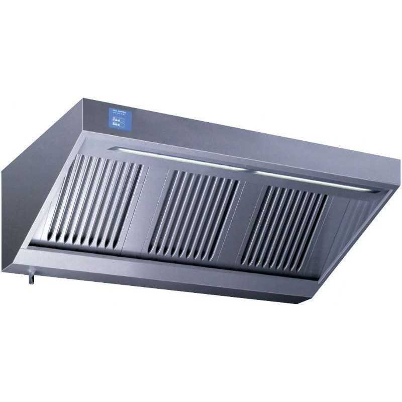 Hotte professionnelle motorisée - 1400 (L) x 700 (P) mm - Variateur inclus - GASTROMASTRO Hotte professionnelle motorisée - 1400 (L) x 700 (P) mm - Variateur inclus - GASTROMASTRO