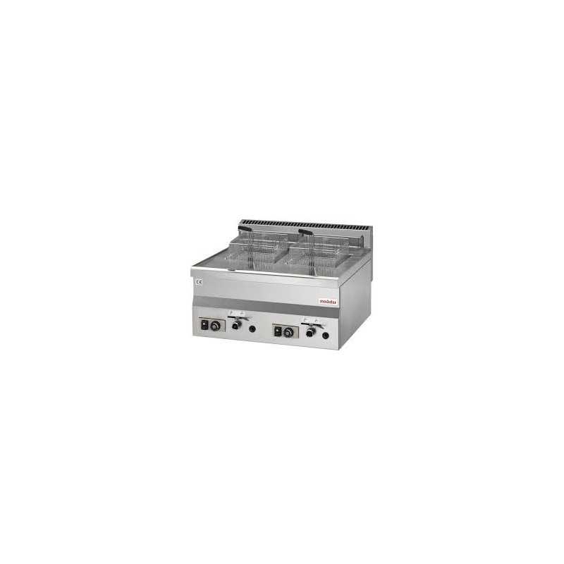 Friteuse électrique professionnelle 2 X10 L - 380v