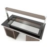 Buffet chauffant- bain marie capacité 5 x GN 1/1- GASTROMASTRO