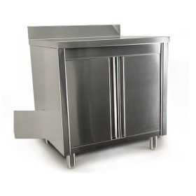 Placard inox sur pieds 800 x 600 x 900