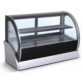 Vitrine réfrigérée à poser - M - Paiment 4X -128 L. - 900 (L) x 550 (P) x 790 (H) mm - Avec éclairage - Classe N