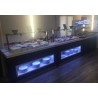 Buffet chauffant capacité 4 x GN 1/1 - GASTROMASTRO