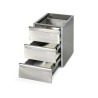 Table de tiroirs inox - 500 x 700 x 870 mm