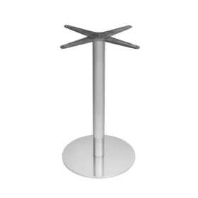 Pieds de table rond inox