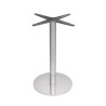 Pieds de table rond inox