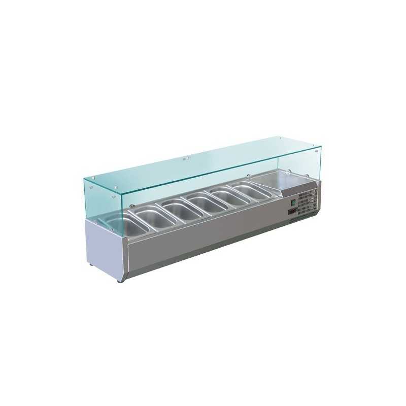 Saladette 6 BACS GN 1/4 inox - Classe N -Gastromastro