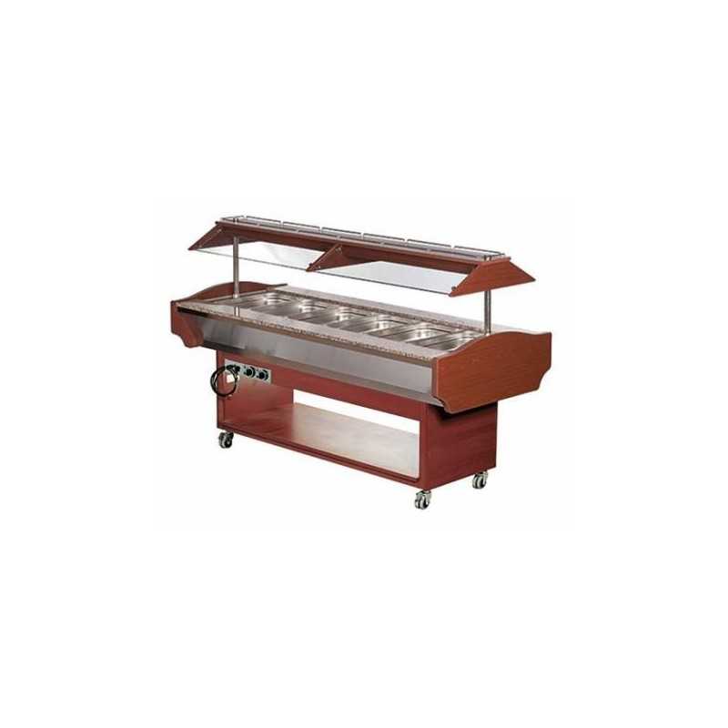 Buffet bain-marie 6 GN1/1 - GASTROMASTRO