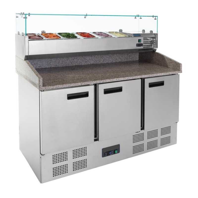 Equipement professionnel cuisine - %category_name% : Saladette réfrigérée 7  BACS GN 1/4 inox