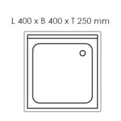 Plonge inox - AISI 304 - 600 (L) x 700 (P) x 850 (H) mm