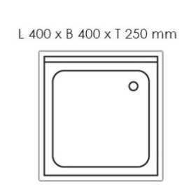 Plonge inox - AISI 304 - 600 (L) x 700 (P) x 970 (H) mm - Sans égouttoir - 1 cuve