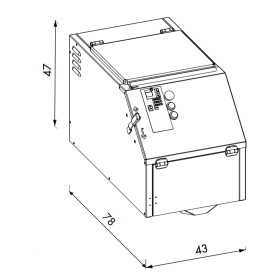 Diviseuse / Portionneuse - pâte à pizza - PASTALINE-230V