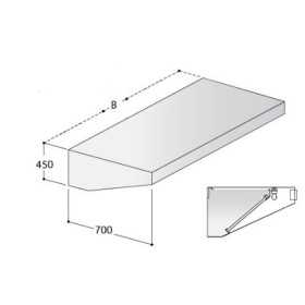 Hotte statique / sans moteur - 1400 (L) x 700 (P) mm - Filtres chocs - GASTROMASTRO