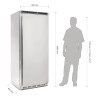 Armoire réfrigérée GN 2/1 positive Inox 600L - POLAR