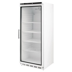 Armoire réfrigérée vitrée positive - GN 2/1 - Garantie 2 ans - 600 L - Roulettes - Classe N