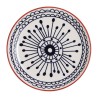 Petites assiettes plates bleues Fresca 17,8 cm (x6)