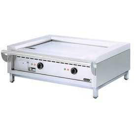 Teppanyaki - 2 zones de chauffe - avec soubassement neutre - AISI 304