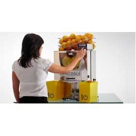 Presse-agrumes automatique (un seul bouton pour fonctionner) Pas de  déversement, pas d'éclaboussures, facile à nettoyer. Presse-agrumes orange  et pamplemousse pour jus fraîchement pressé, 50W, 400ml : :  Cuisine et Maison