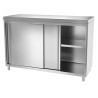 Meuble bas inox portes coulissantes 1400 x 700 x 850