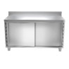 Meuble bas inox portes coulissantes 1600 x 600 x 850