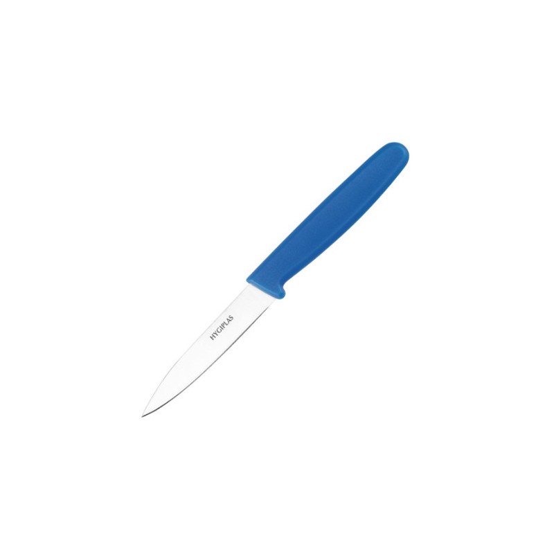 Couteau d'office Hygiplas bleu 75mm