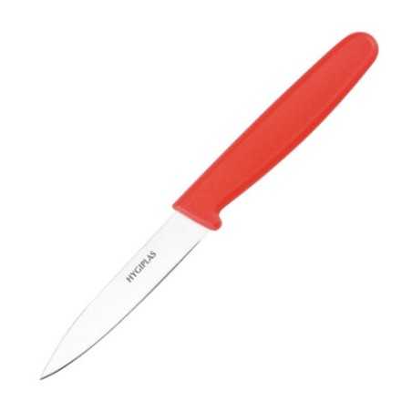 Couteau d'office Hygiplas rouge 75mm