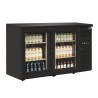 Arrière-bar réfrigéré POLAR- 2 portes vitrées battantes - 350 litres - Garantie 2 ans - Classe N