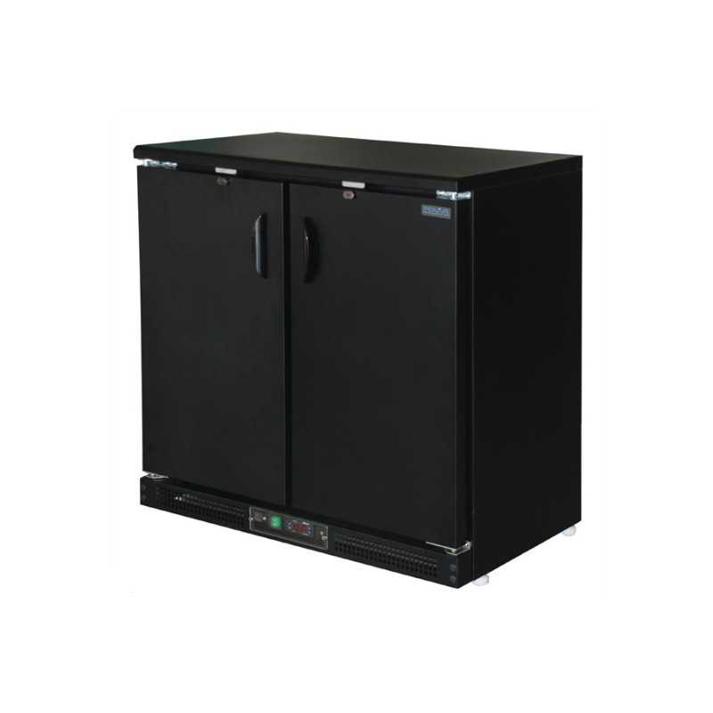 Arrière-bar réfrigéré - 2 portes battantes - 196 litres - Garantie 2 ans - Classe N Arrière-bar réfrigéré - 2 portes battantes - 196 litres - Garantie 2 ans - Classe N