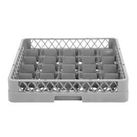 Casier de lavage - Verres + tasses - 25 cases - 500 x 500 x 100 mm