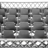 Casier de lavage - Verres + tasses - 25 cases - 500 x 500 x 100 mm