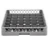 Casier de lavage - Verres + tasses - 25 cases - 500 x 500 x 100 mm
