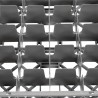 Casier de lavage - Verres + tasses - 25 cases - 500 x 500 x 100 mm