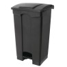 Poubelle à pédale - Noire - 87 L.