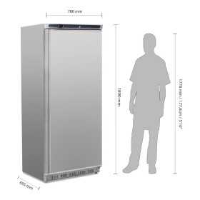 Armoire réfrigérée GN 2/1 négative 600L - POLAR