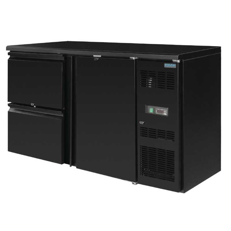 Arrière-bar réfrigéré - 1 porte battante 2 tiroirs - 349 litres - Garantie 2 ans - Classe N Arrière-bar réfrigéré - 1 porte battante 2 tiroirs - 349 litres - Garantie 2 ans - Classe N