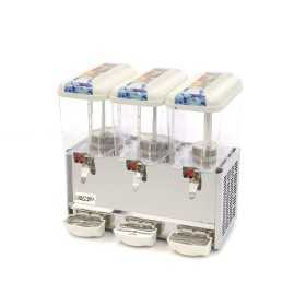 Distributeur réfrigéré - Pour jus de fruit - 3 x 18 L.